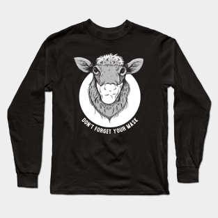 Don't Forget Your Mask Sheep Long Sleeve T-Shirt